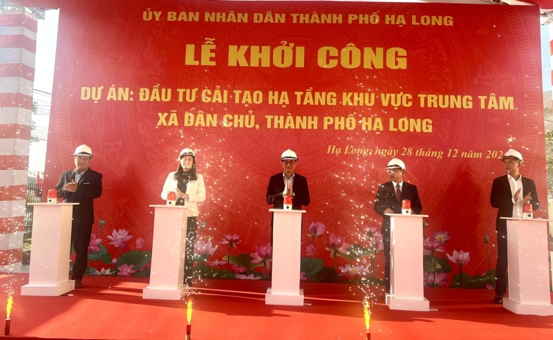 Hạ Long khởi công các công trình chào mừng Đại hội Đảng bộ các cấp nhiệm kỳ 2025- 2030