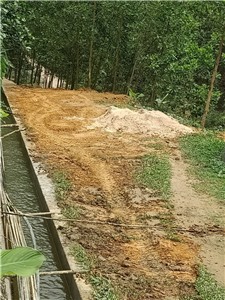 Kiểm tra công tác nghiệm thu hoàn thành công trình xây dựng Kênh tưới tại thôn 2, xã Dân Chủ, thành phố Hạ Long
