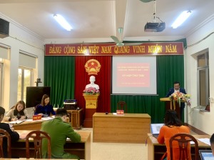HĐND xã Dân Chủ tổ chức kỳ họp thứ tám, nhiệm kỳ 2021-2026